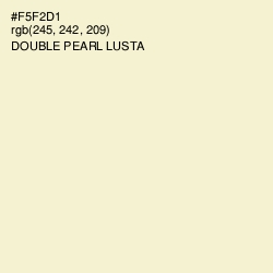 #F5F2D1 - Double Pearl Lusta Color Image